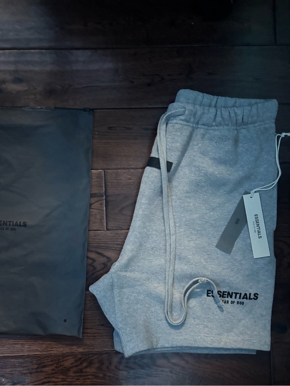 ESSENTIALS by Fear of God Light Gray Sweatshorts